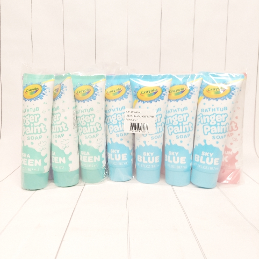 Crayola Kids Bathtub Pastel Finger Paint Soap Set of 15